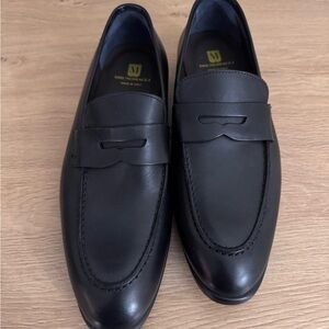 Bruno Magli Men's Classic Black Slip-Ons